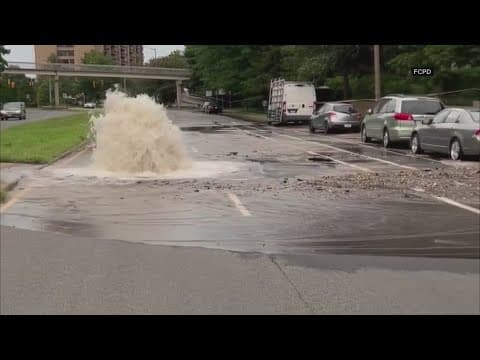 Water main repairs on South George Mason Drive expected to impact morning commutes