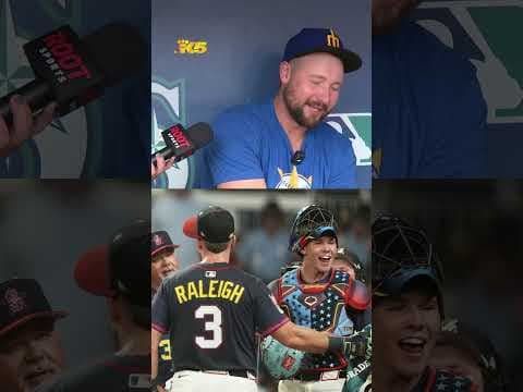 Could Mariners catcher Cal Raleigh give his brother a new car for catching at HR Derby? #mlb #mlbb
