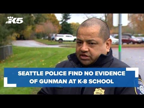 Police: No evidence of shooting at West Seattle school despite 911 reports