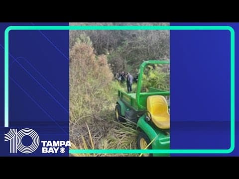 Two people rescued after falling from cliff, getting stranded overnight at Citrus County golf course