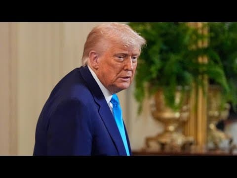 Trump threatens Apple with targeted tariffs unless iPhones made in the US