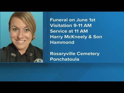 Ponchatoula officer funeral set for Saturday