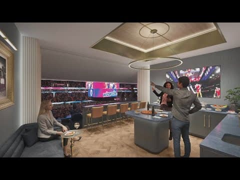 Renderings of new Capital One Arena's luxury suites