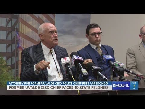 Former Uvalde CISD police chief's lawyer discusses charges against his client