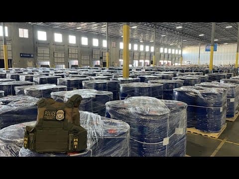Feds seize enough chemicals to make $569M worth of meth in record Port of Houston bust