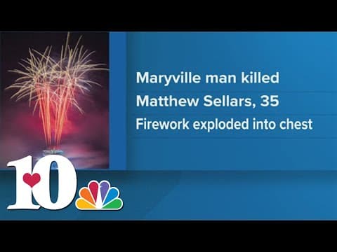 Maryville man killed after firework explodes into his chest, BCSO says