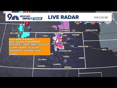 Latest forecast | Gusty Sunday with a High Wind Warning for the Foothills