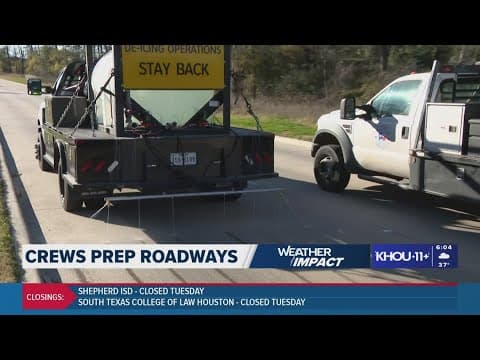 Houston snow: Team coverage of winter weather moving into Southeast Texas