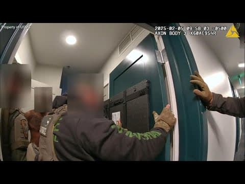Bodycam video shows arrest of man charged in New Albany mass shooting