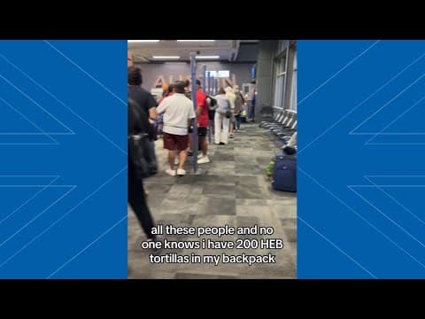 Find out what viral TikTok shows being snuck onto a plane