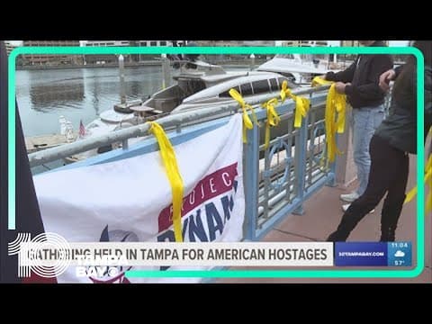 Tampa rally held to remember American hostages in Gaza