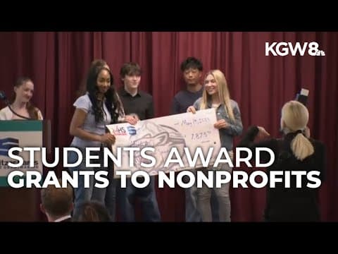 Portland students award grants to nonprofits through Schnitzer Cares program