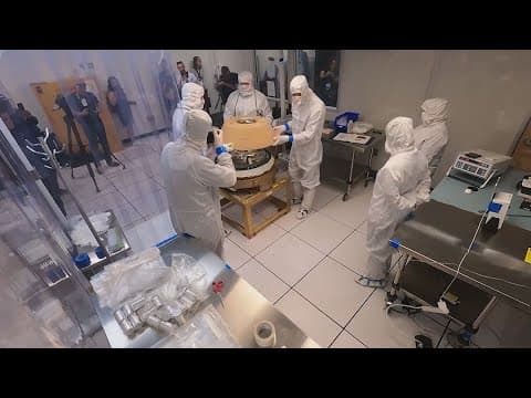 Samples from deep space asteroid named Bennu arrive in Houston