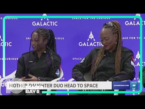 Virgin Galactic's first space tourists finally soar, an Olympian and a mother-daughter duo