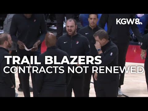 Portland Trail Blazers let three assistant coaches go