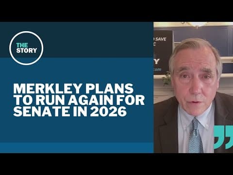 Oregon's US Sen. Jeff Merkley says he'll run for a fourth term in Congress