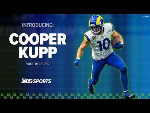 WATCH LIVE: Cooper Kupp introduced as new Seahawks receiver
