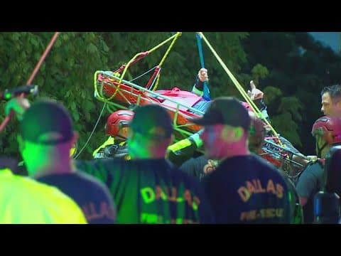 Man rescued from Dallas creek at bottom of 60-foot embankment, officials say