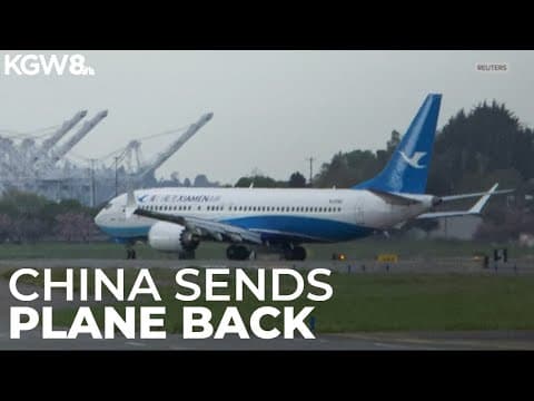 China sends back Boeing plane due to tariffs