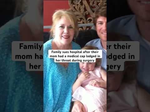 Lawsuit claims an operating room staffer flicked a round cap from a medical vial into her throat.