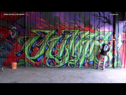 Behind-the-scenes of Big Walls, Big Dreams mural festival