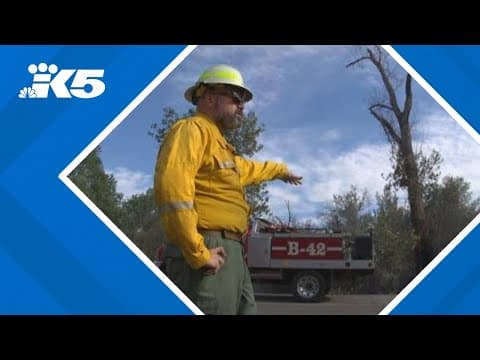 Evacuation level downgraded in Yakima County as crews continue to battle wildfire