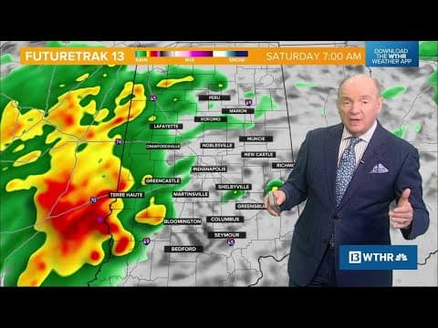 Chuck Lofton shares latest rain, storm timeline for Easter weekend