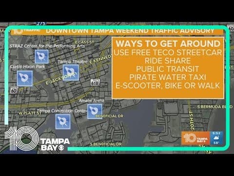 Heading to downtown Tampa this weekend? The road closures you need to know about