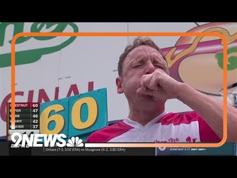 Joey Chestnut not participating in 2024 Nathan's hot dog eating contest