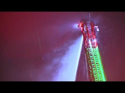 Fire at Fort Totten Transfer Station in Northeast DC