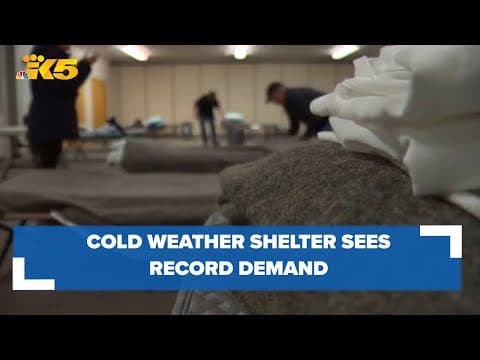 Marysville cold weather shelter sees record number of people seeking a place to stay warm