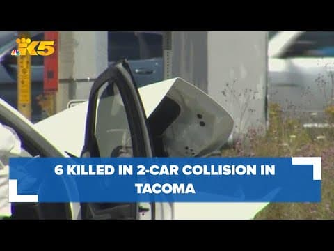 6 killed, 3 injured in 2-car collision on SR 509 in Tacoma