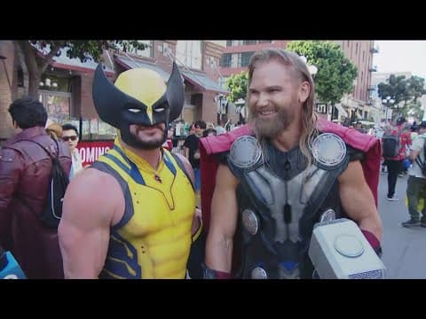 San Diego streets alive with thousands of fans for Comic-Con weekend