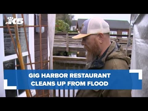 Gig Harbor restaurant cleans up from flood