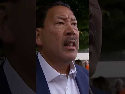 Bruce Harrell reacts to initial primary election results