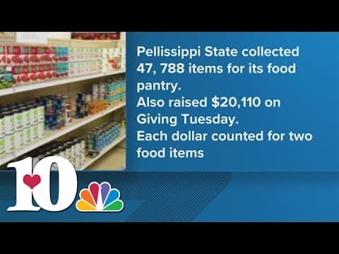 Pellissippi collects most food pantry donations in state challenge than any other community college