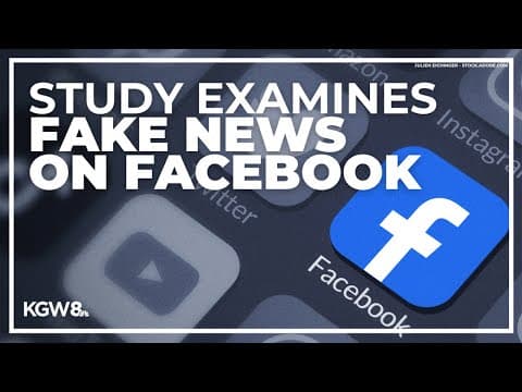 New study points to Facebook as big conduit of fake news during 2020 election