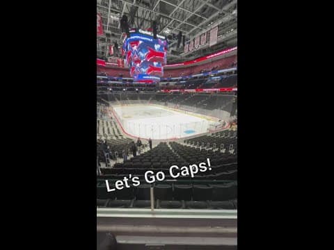 Capital One Arena gets ready for Caps opening night