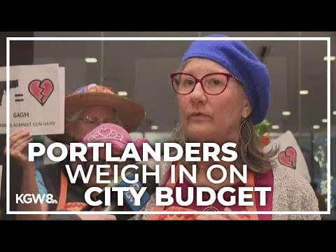 Portlanders weigh in on upcoming city budget during public forum