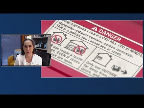 How to safely use generators and avoid carbon monoxide poisoning