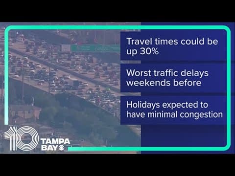 Floridians expected to travel in record numbers for the year-end holiday period