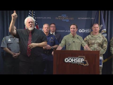 Watch: GOHSEP Hurricane preparedness news conference