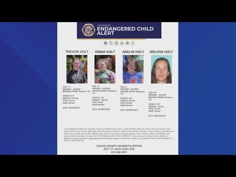 TBI issues Endangered Child Alert for 3 missing children out of Cocke County