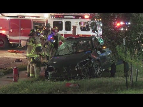 HPD: At least 1 person taken by Life Flight after chase ends in crash
