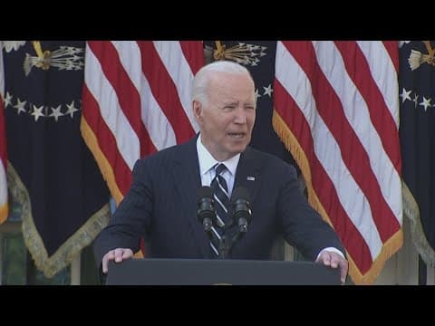 President Joe Biden addresses the country following 2024 election