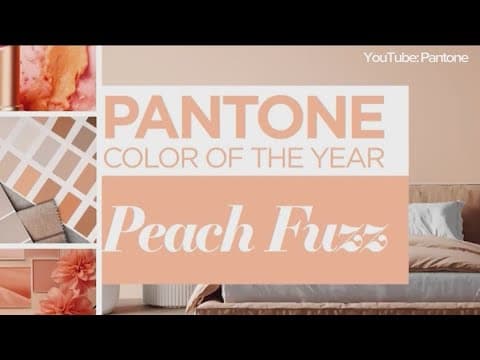 Peach Fuzz is Pantone's 2024 Color of the Year