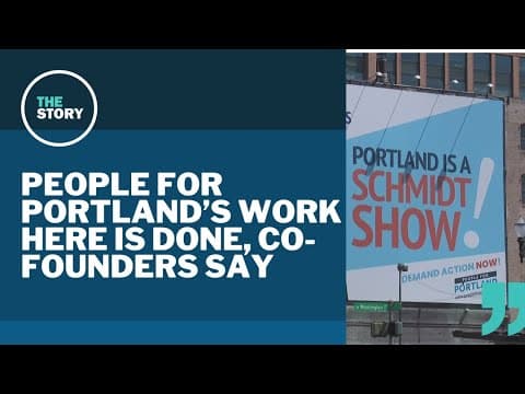 Political gadfly group People for Portland is giving up the ghost after 3 years