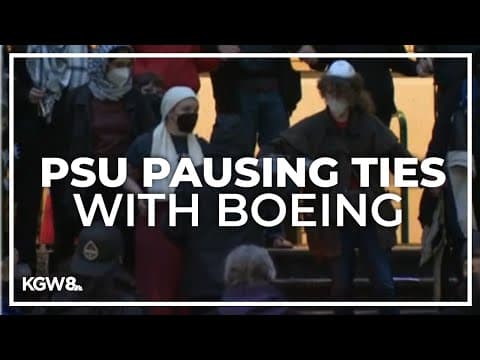 Police force protest's closure at Portland State University