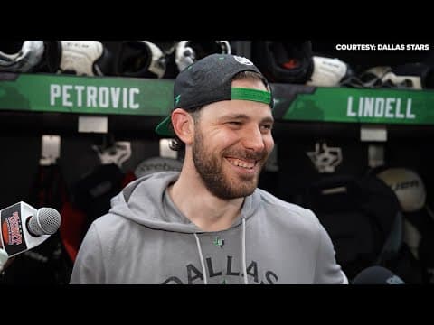 Dallas Stars vs. Colorado Avalanche Game 2 | Stars players speak following OT win