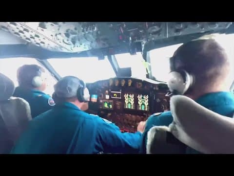 Hurricane Hunters take wild ride into Helene's eye